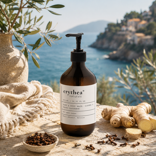 Hand & Body Wash, Ingwer & Rauchiger Kardamom  490 ml