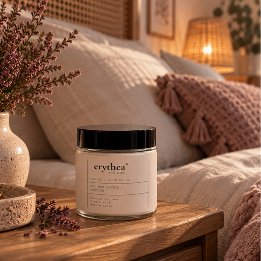 Soy Wax Candle, Heather