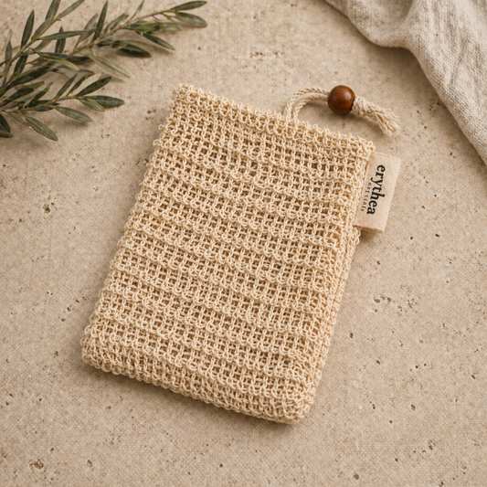 Peelender Seifensäckchen aus natürlichem Sisal