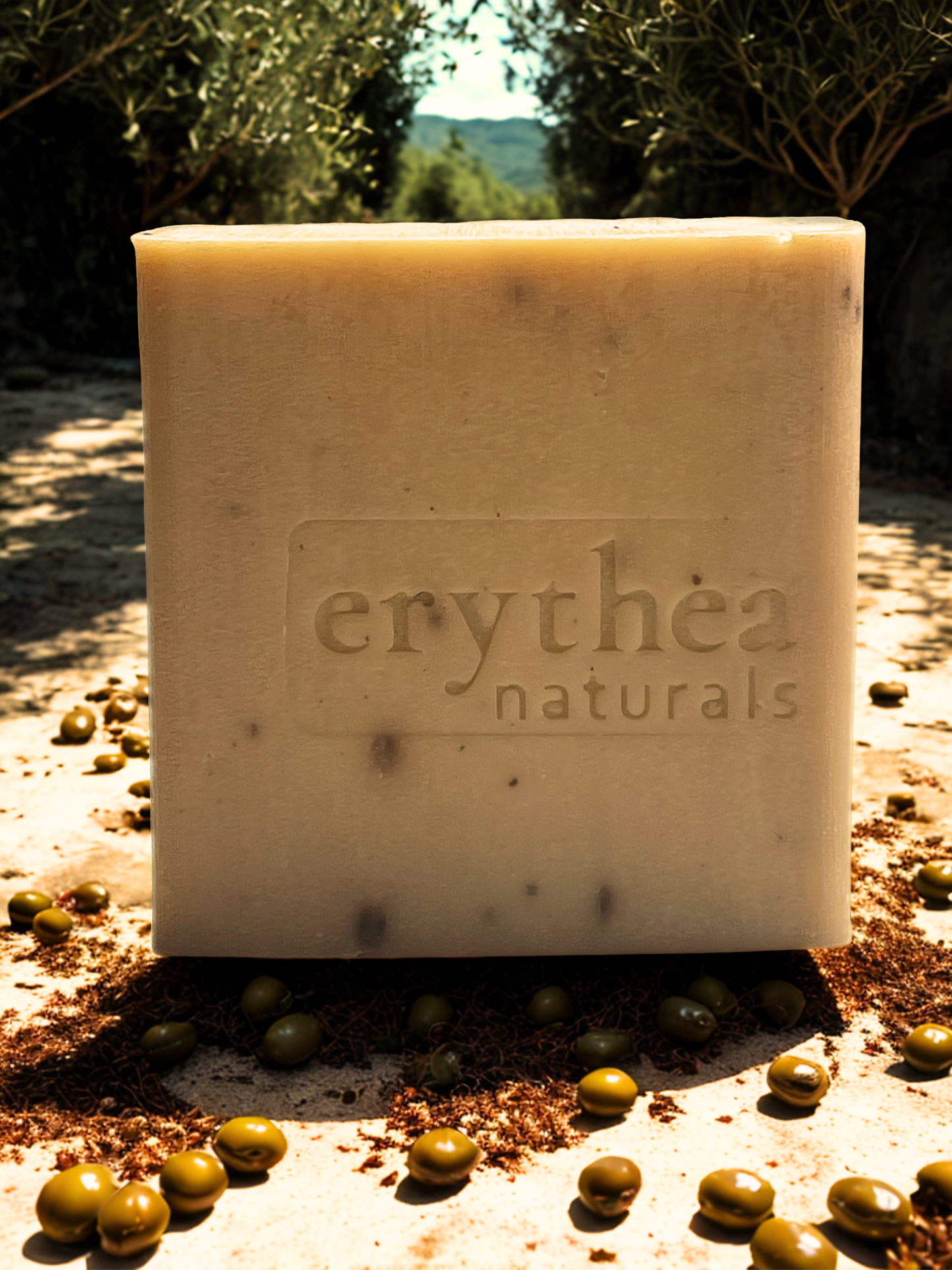 Mediterrane Olivenblatt Seife
