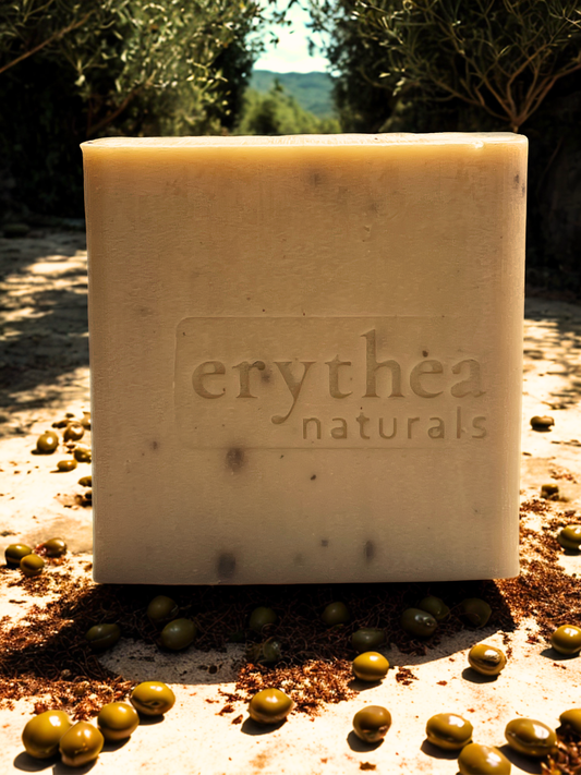 Mediterrane Olivenblatt Seife